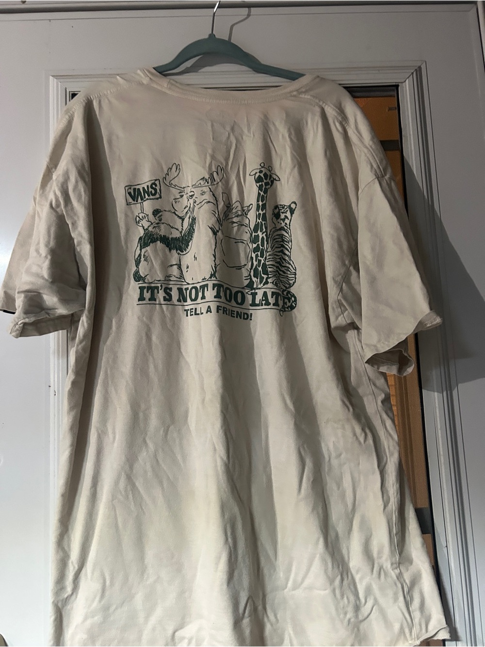 T-shirt with animal print